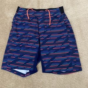 Lululemon shorts size medium blue coral